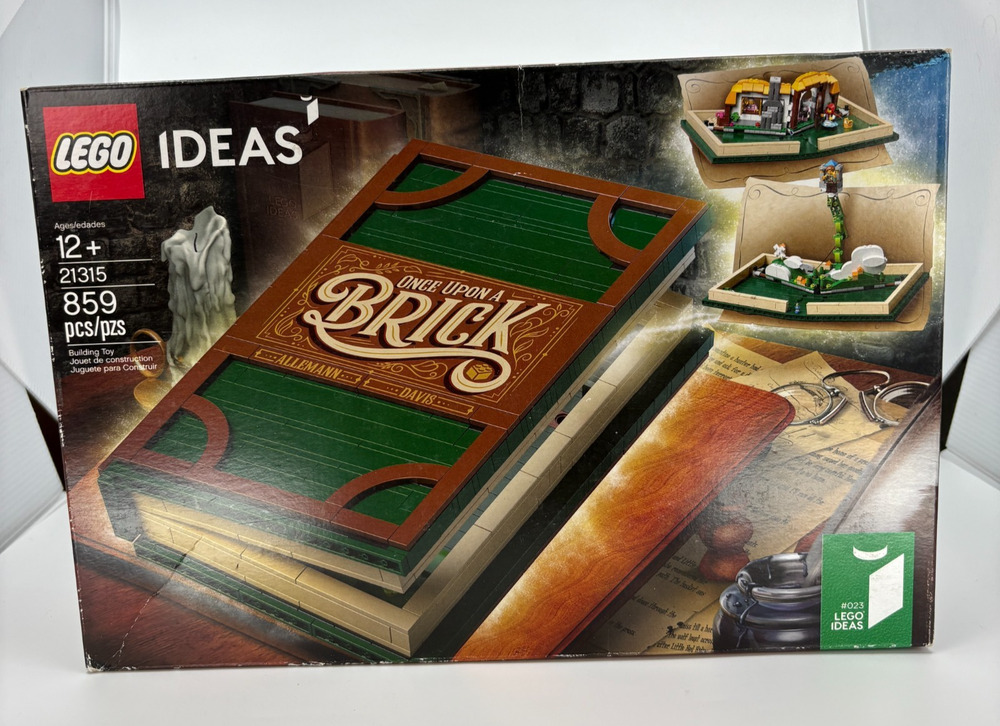 LEGO Ideas 21315 Pop-Up Book Once Upon A Brick 859 Pcs Sealed Box Wear